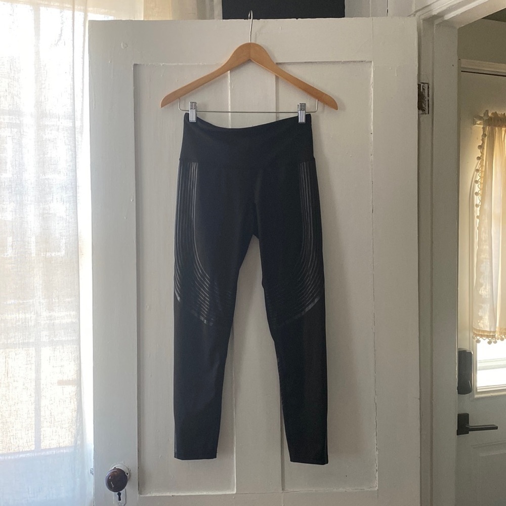 Dyce Active NWOT Women’s Black Moto Style Compression Full Length Legging Sz M